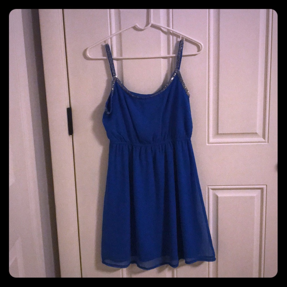 Blue dress